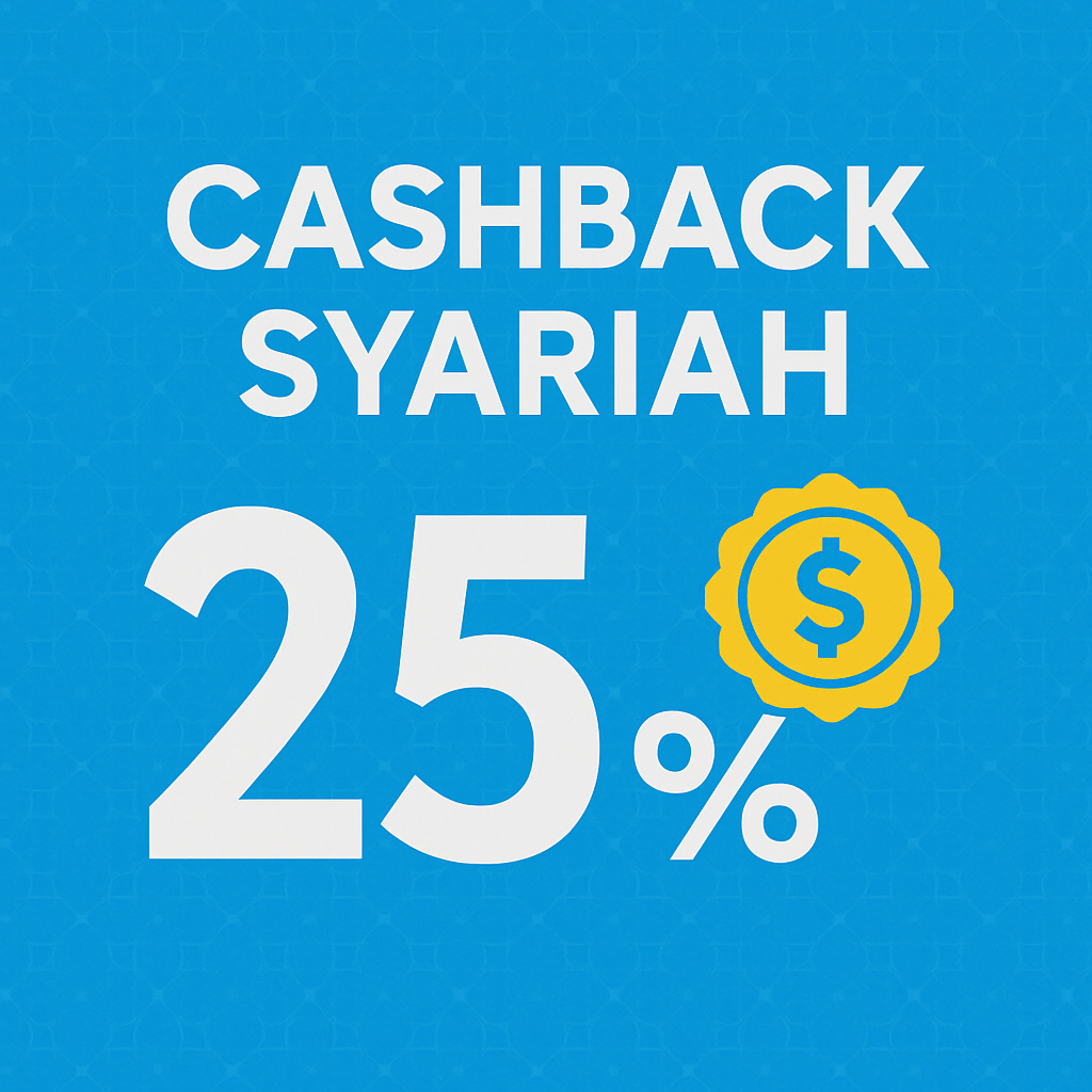 Cashback 25%